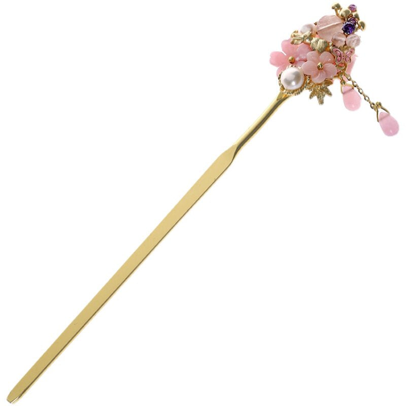 Blush Bloom Hair Stick