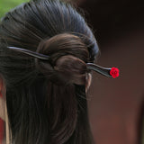 Scarlet Tip Hair Stick