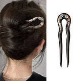 Hand-Painted Floral Hair Stick