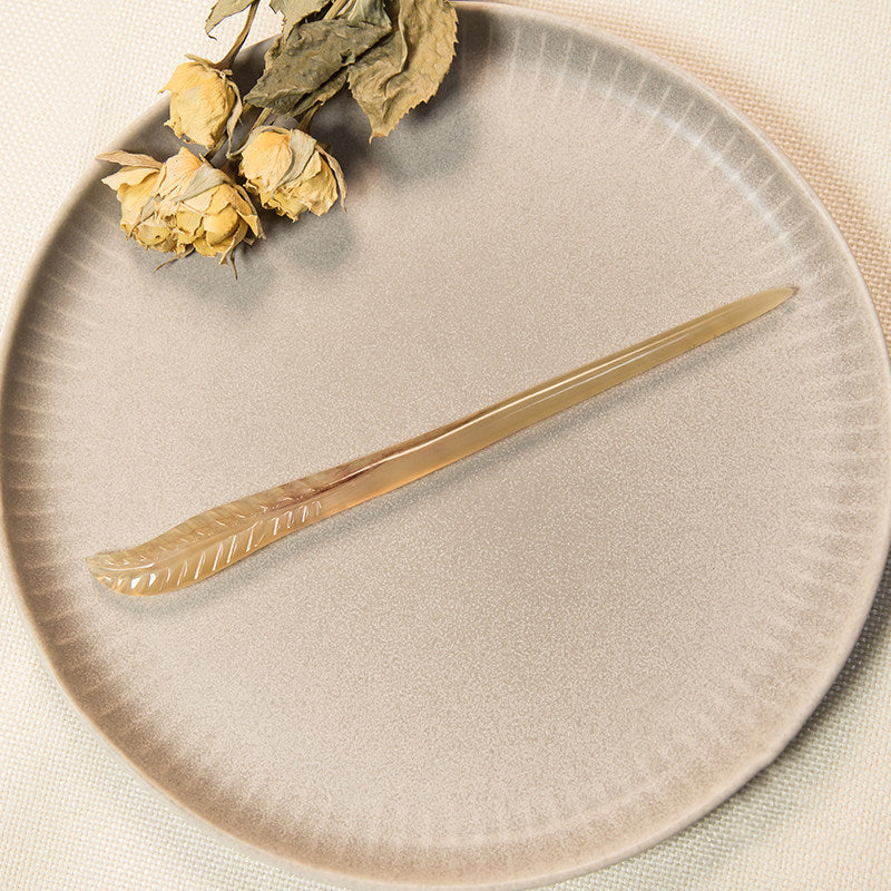 Horn Leaf Hair Stick