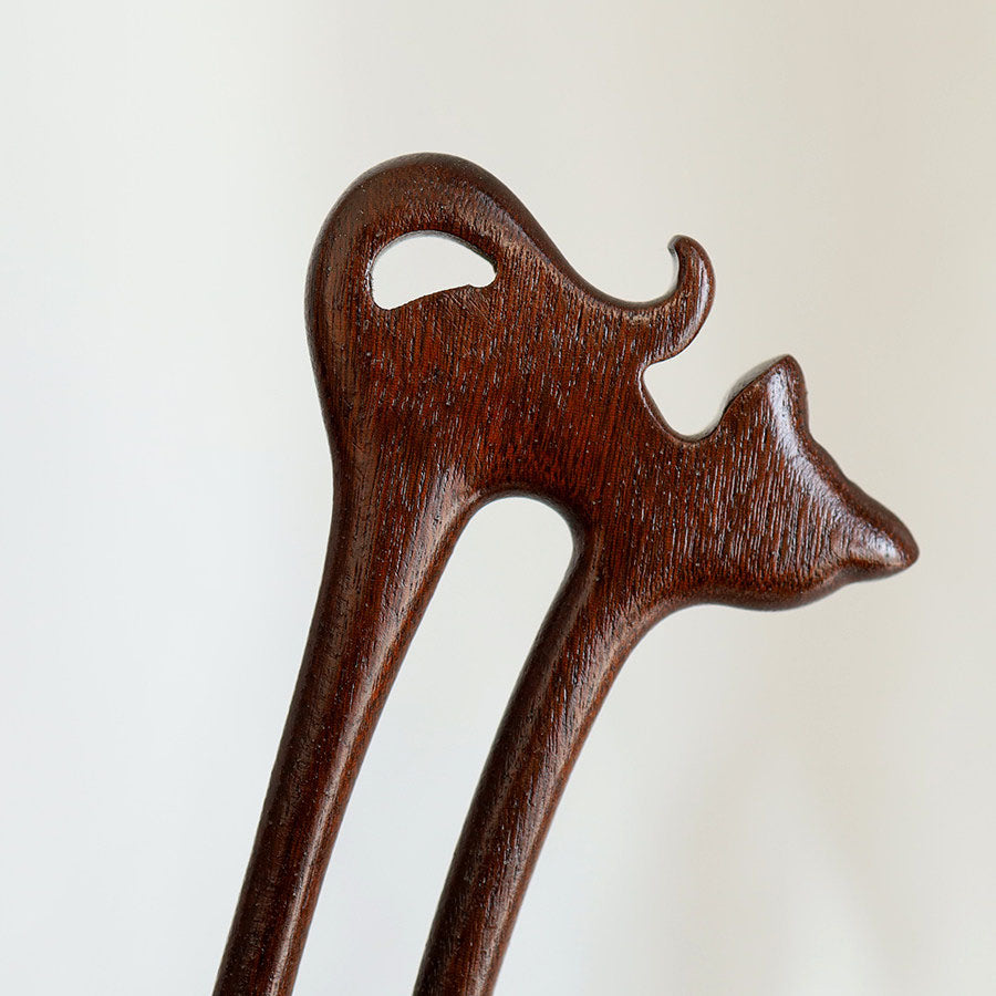 Cat Silhouette Hair Stick