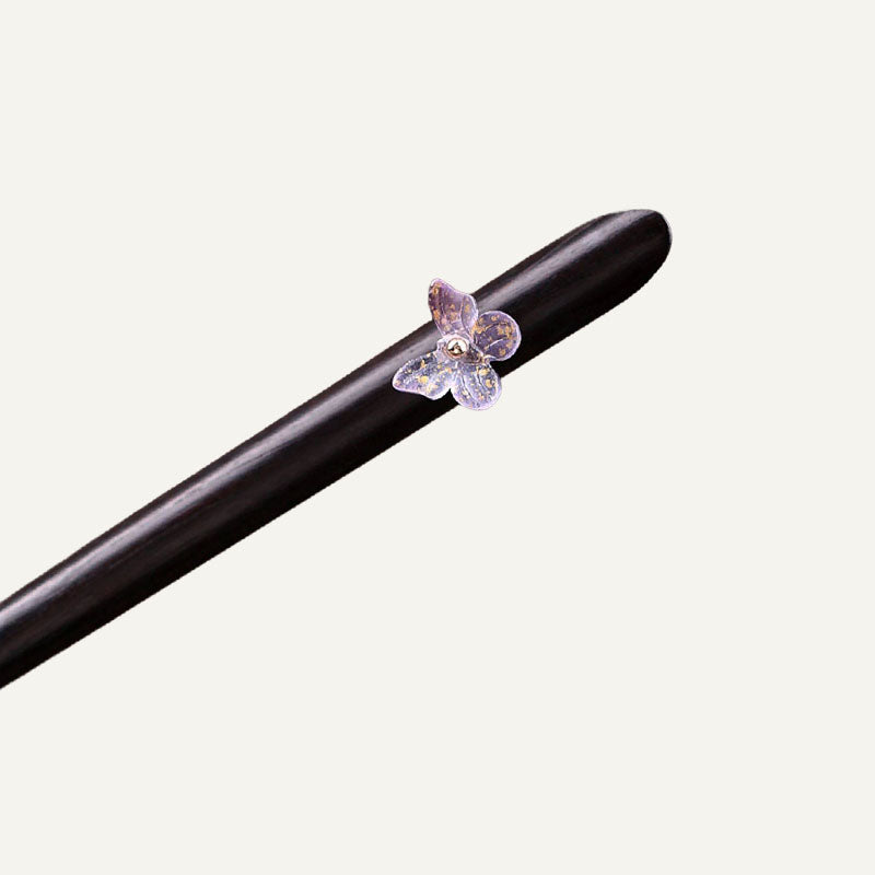 Glass Wing Hair Stick