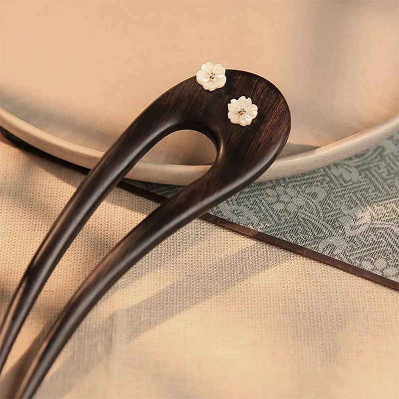 Bamboo Green Ebony Hair Fork