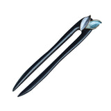 Oriental Leaf U Hair Stick