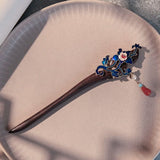 Ornate Azure Drop Hair Stick