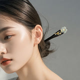 Apricot Veil Hair Stick