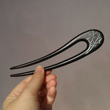 Painted Bamboo Hair Stick