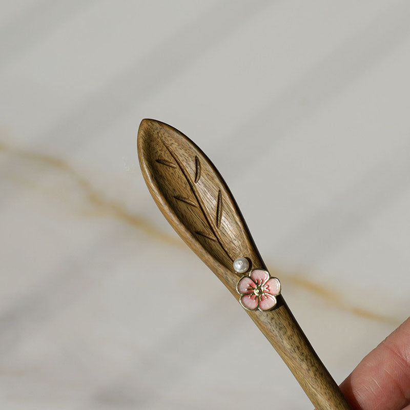 Leaf Vein Hair Stick