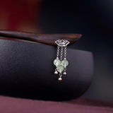 Willow Prehnite Hair Stick