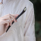 Sharp Luminous Leaf Hair Stick