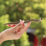 Tulip Branch Green Hair Stick
