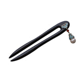 Azure Butterfly Hair Stick