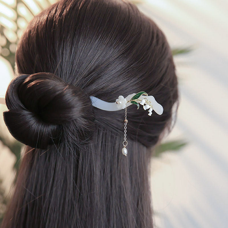 Mist Leaf Flow Hair Stick