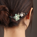 Verdant Bloom Hair Stick