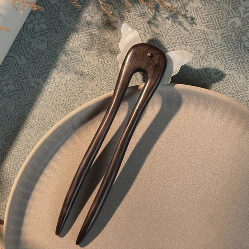 Ebony Shellwing Hair Fork