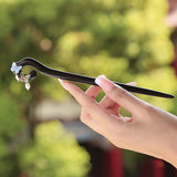 Butterfly Hook Ebony Hair Stick