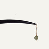 Green Jade Drop Hair Stick