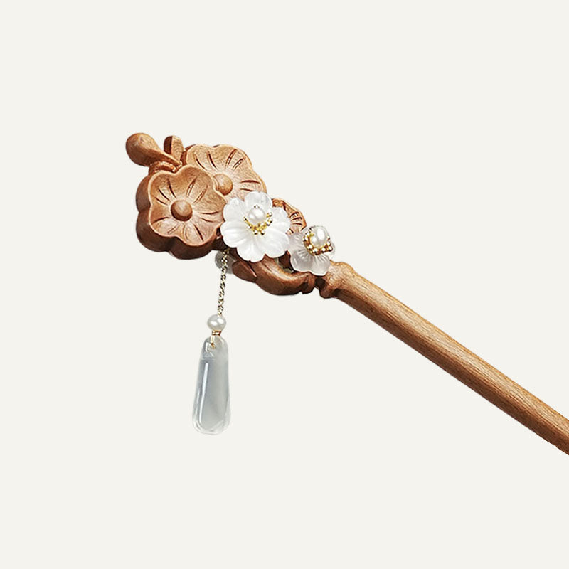Blossom Jade Drop Hair Stick