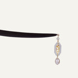 Jade Orchid Pearl Hair Stick