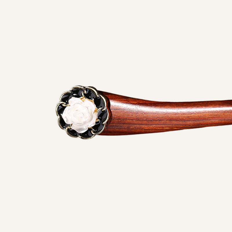 Redwood Rose Hair Stick