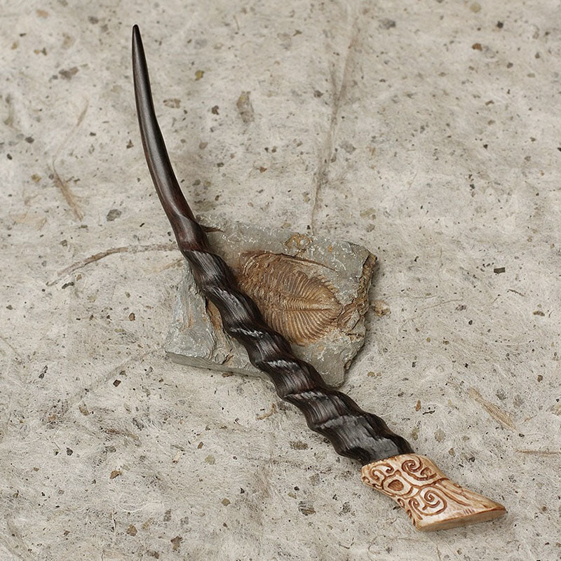 Antler Coil Spine Hair Stick