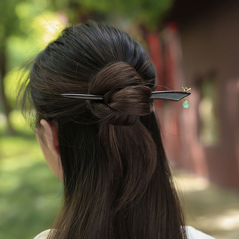 Lilac Dew Ebony Hair Stick