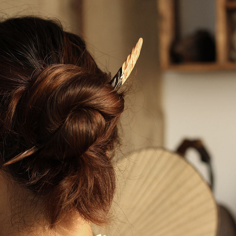 Antler Spiral Hair Stick