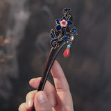 Ornate Azure Drop Hair Stick