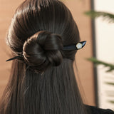 White Plum Ebony Hair Stick
