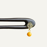 Amber Drop Hair Stick