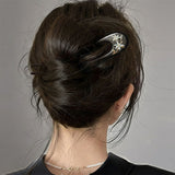 Hand-Painted Lily Hair Stick