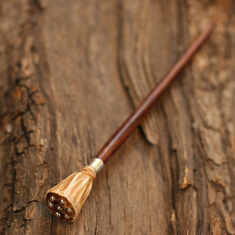 Lotus Horn Hair Stick