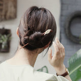 Feather Arc Hair Stick