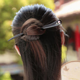Blushing Tulip Ebony Hair Stick