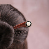 Redwood Rose Hair Stick