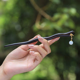 Golden Leaf Drop Hair Stick