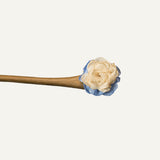Ivory Blue Blossom Hair Stick