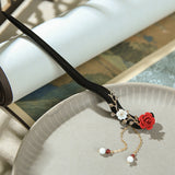 Velvet Rose Hair Stick