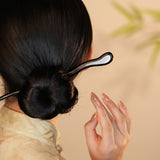 Ebony Serpent Curve Hair Stick