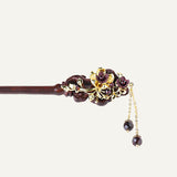 Garnet Tassel Hair Stick