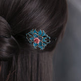 Cerulean Floral Hair Stick
