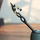 Plum Blossom Butterfly Hair Stick