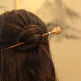 Lotus Horn Hair Stick