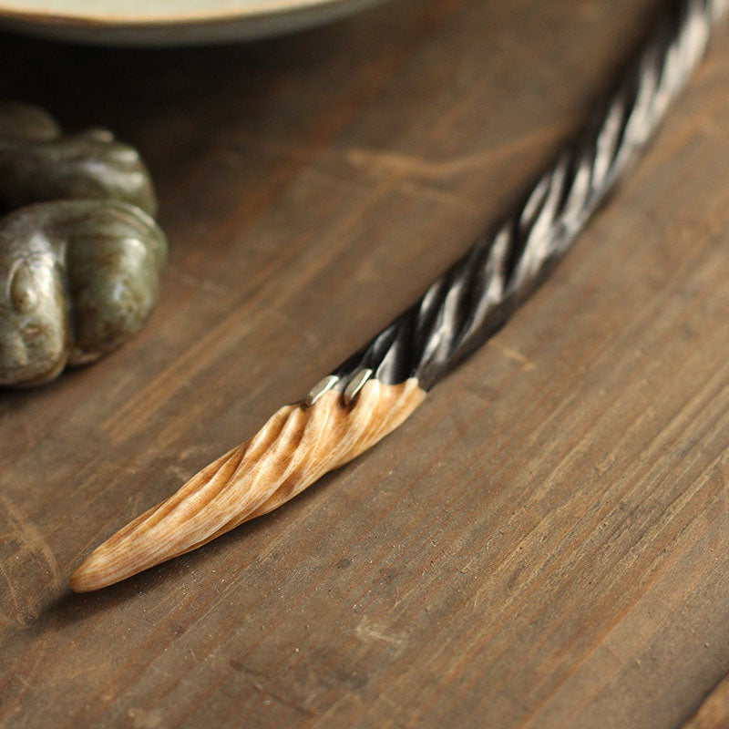 Antler Spiral Hair Stick