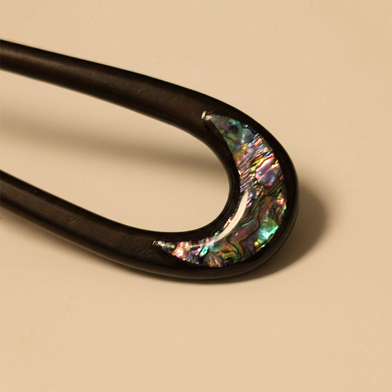 Lunar Nacre Arc Hair Stick