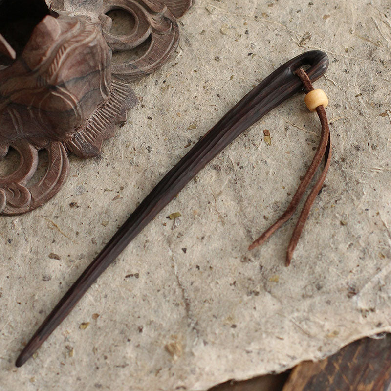 Ebony Tether Hair Stick