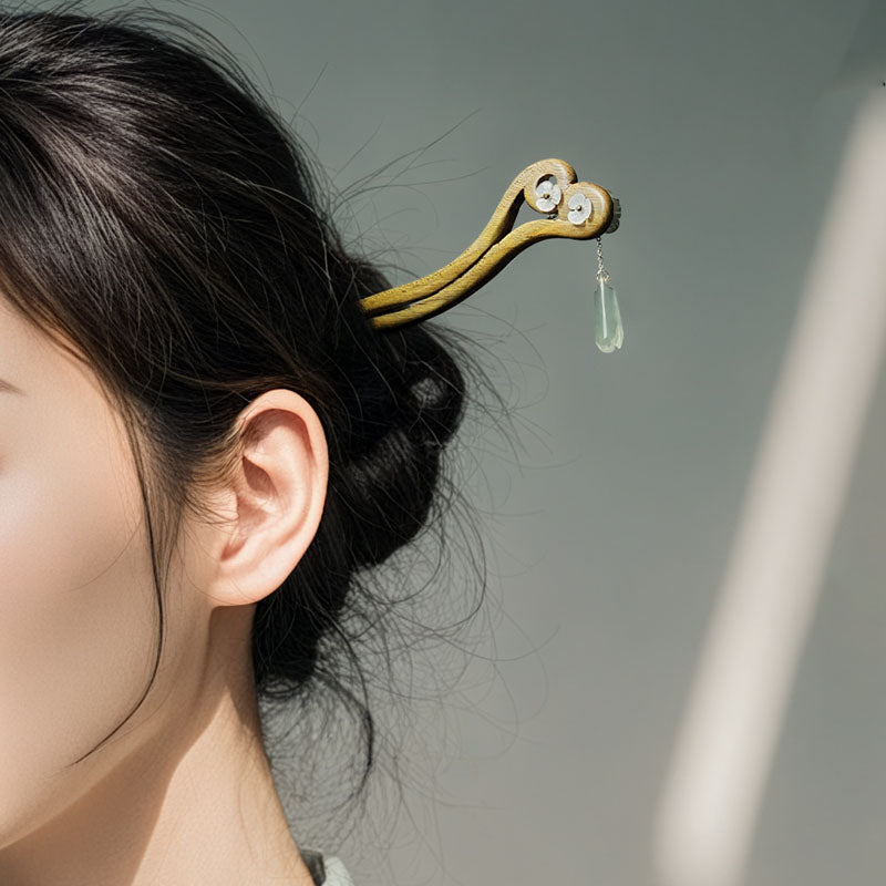 Misty Pear Hair Stick