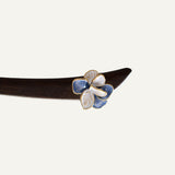 Indigo Petal Hair Stick