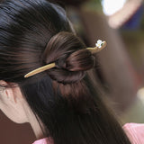Minimal Gardenia Hair Stick