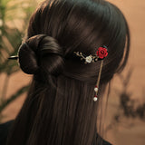 Velvet Rose Hair Stick